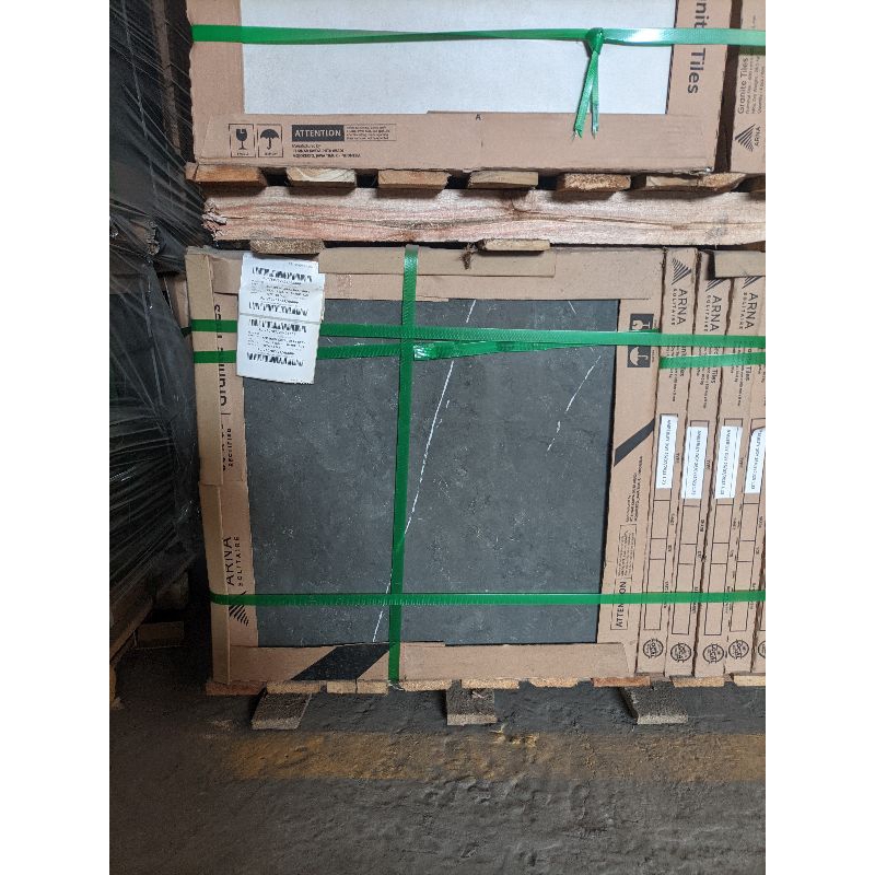 GRANITE LANTAI 60X60 AMBERLEY DARK GREY KW1 | GLOSSY | ARNA