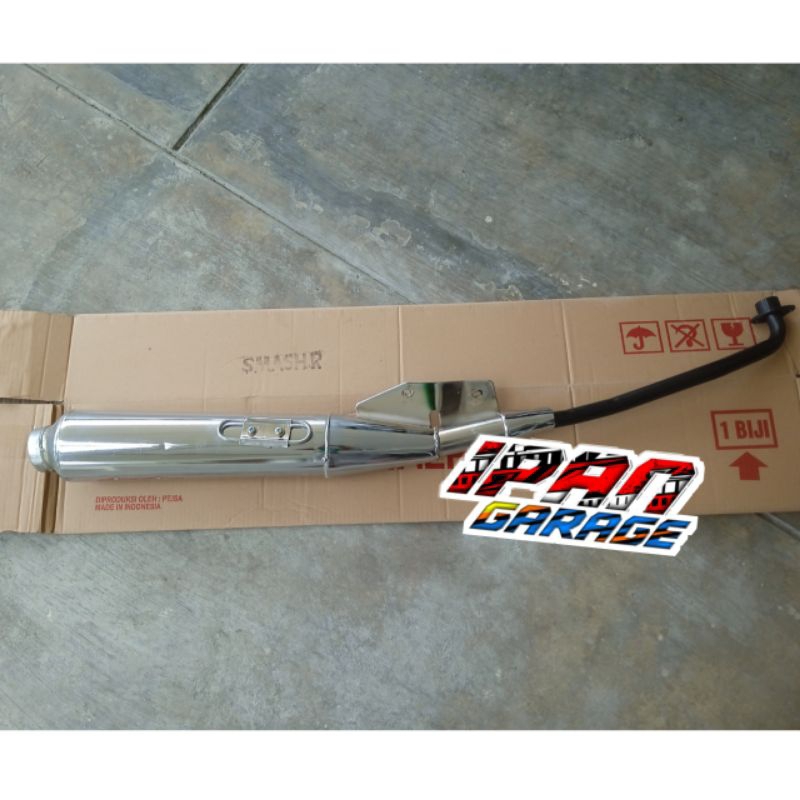 KNALPOT STANDART SMASH 110 R 2002 2003 2004 2005 KUALITAS ORIGINAL NO. 1