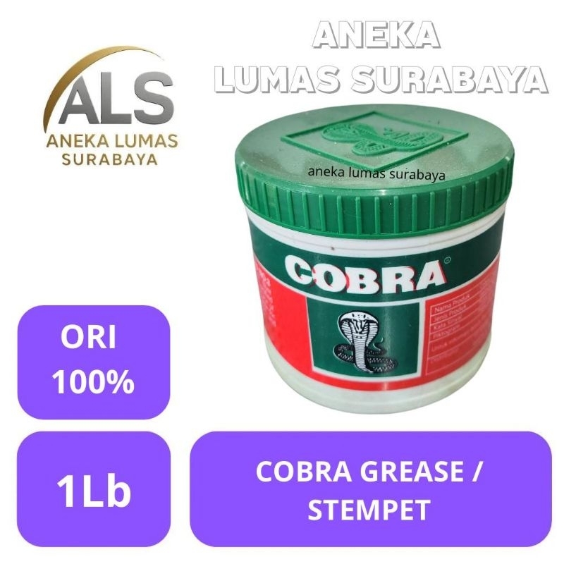 Minyak Gemuk Cobra Chasis Hijau / Oli Gemuk Cobra 454  gr