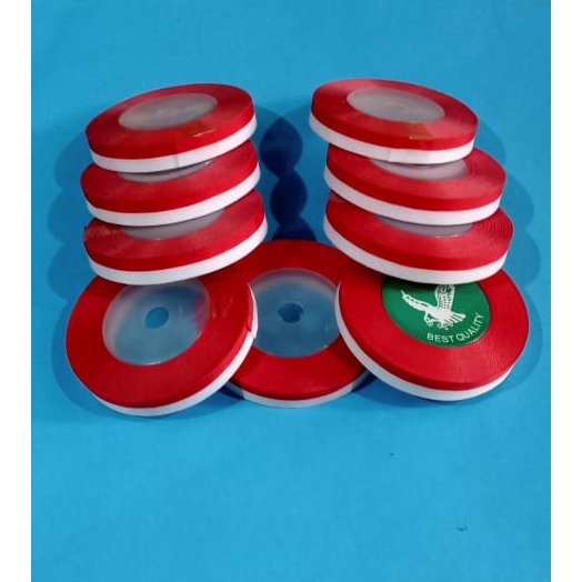 

pita satin merah putih ukuran 1/2 inch cocok buat hari kemerdekaan