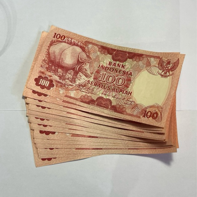 Koleksi Uang Kuno 100 Rupiah Tahun 1977