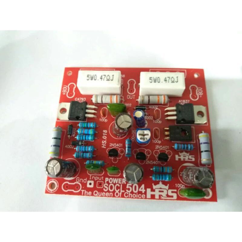 Driver 3T 3 Tingkat Stage Mono Power Amplifier