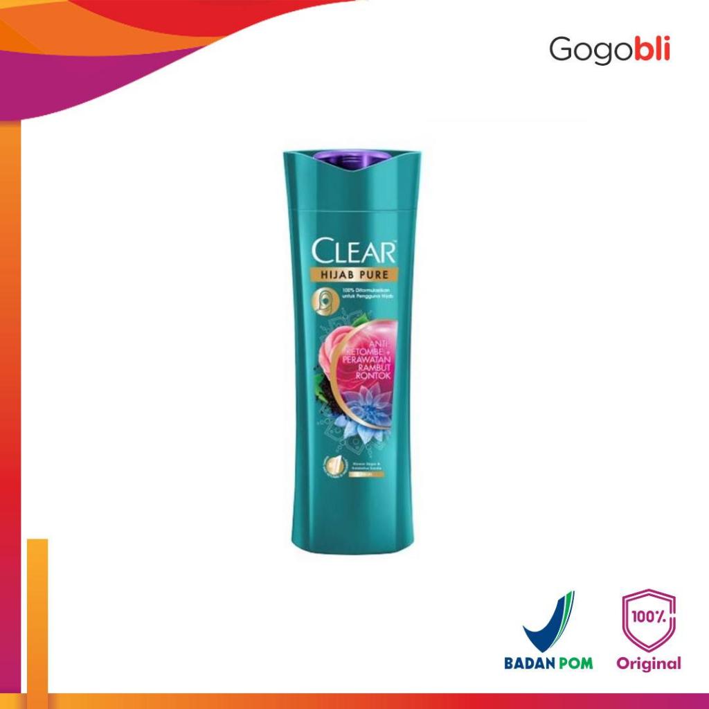 Clear Hijab Pure Anti-Dandruff Shampoo Hairfall Treatment 300ml (ED: Jul 25)