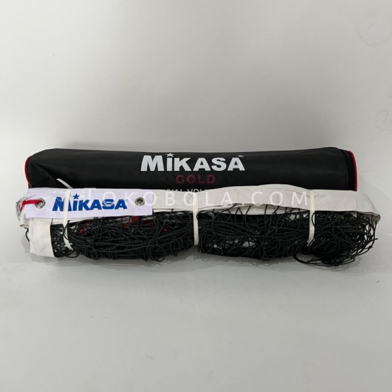 NET VOLLY MIKASA GOLD OFFICIAL VOLLYBALL NET ORIGINAL/GRATIS TAS NET