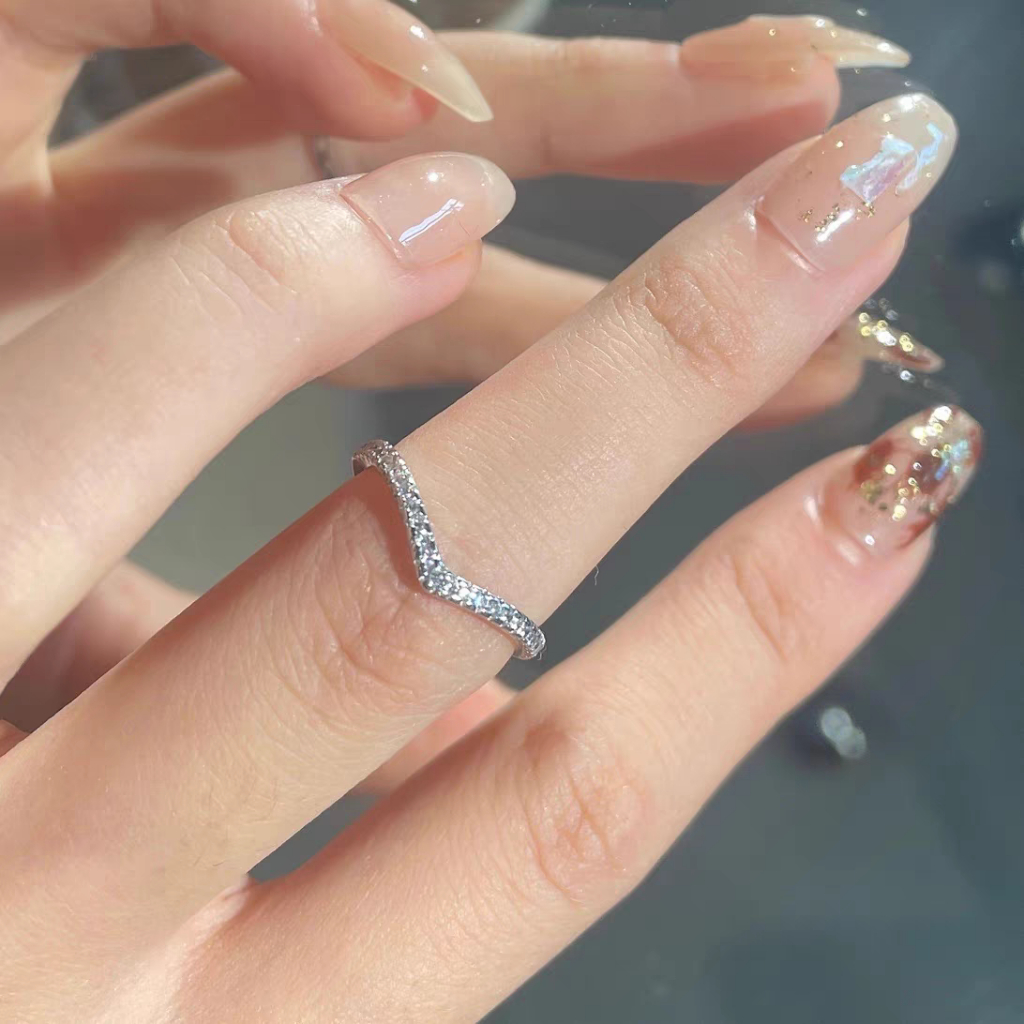 Murah Cincin Titanium Wanita Emas Muda Anti Karat Asli Silver Emas Couple Dewasa Dan Luntur Logam