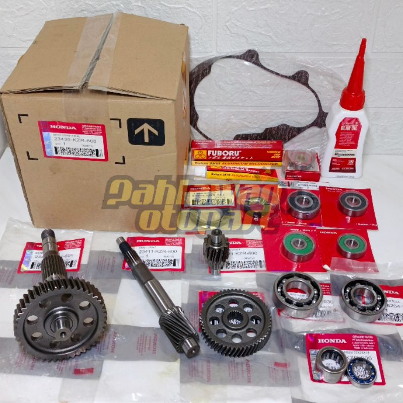 PAKET GIGI RASIO KZR+BEARING RASIO VARIO 125 OLD VARIO 125 NEW PCX 125