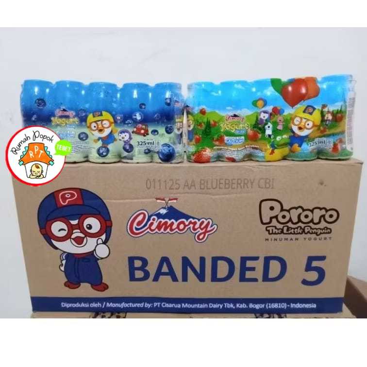 

Cimory Yogurt Drink 65ml Strawberry dan Blueberry Perpack isi 5pcs