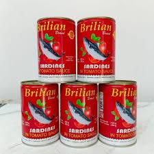

BUNDLE 5 KALENG SARDEN BRILIAN 155g