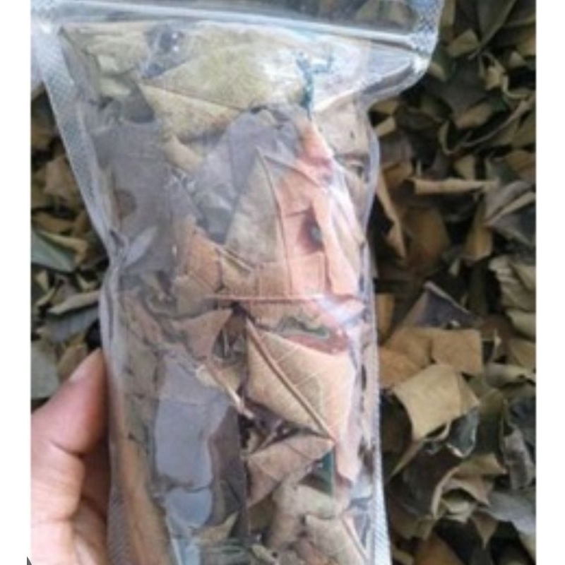 

Teh daun jati iris kering organik perbungkus