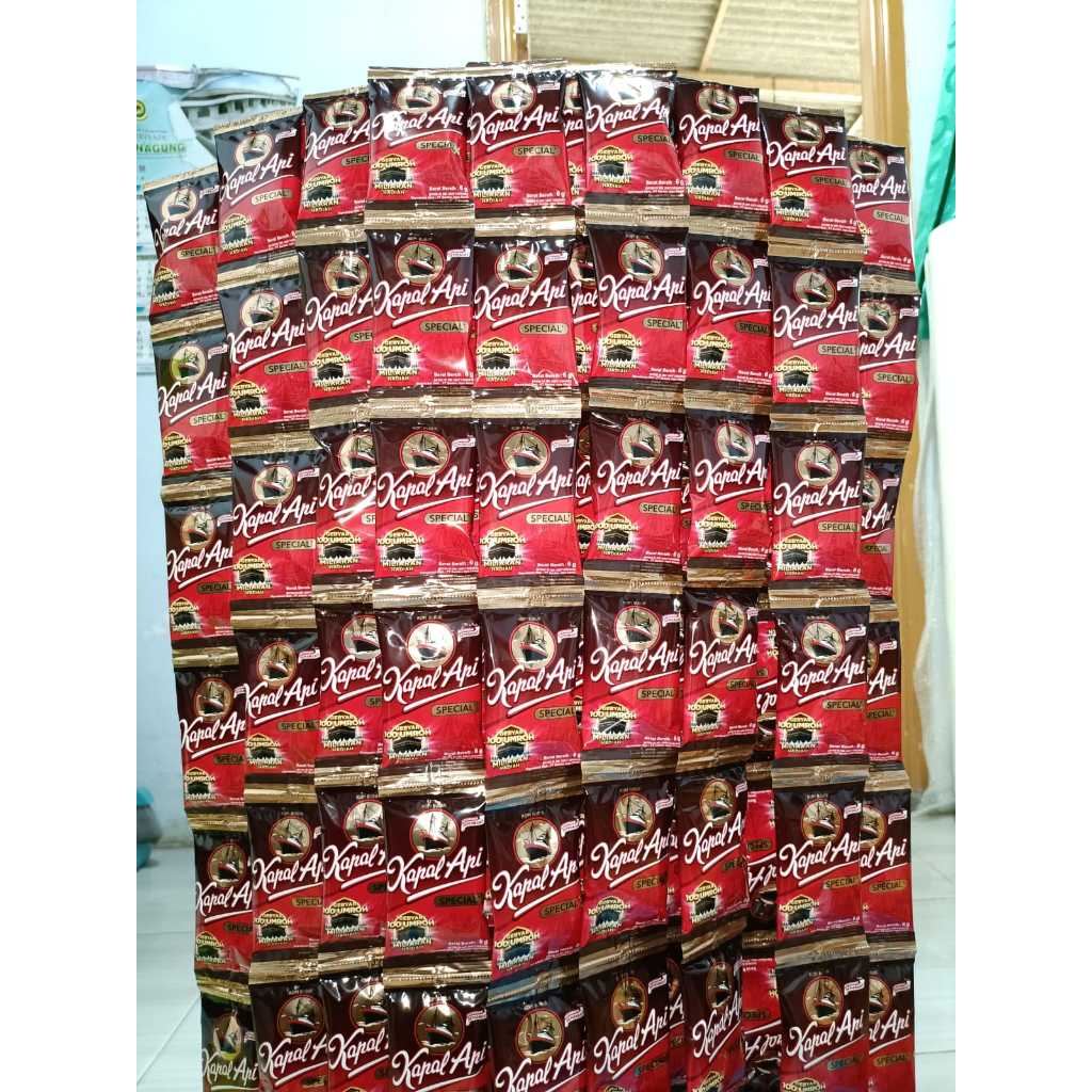 

Bubuk kopi murni kapal api 6gr [1 karton isi 20 renteng]