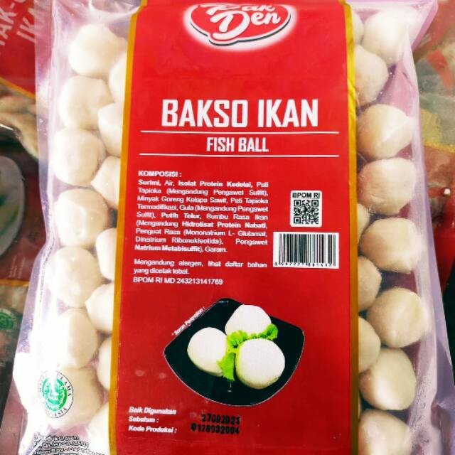 

PAK DEN Fish Ball 500 Gram - Bakso Ikan