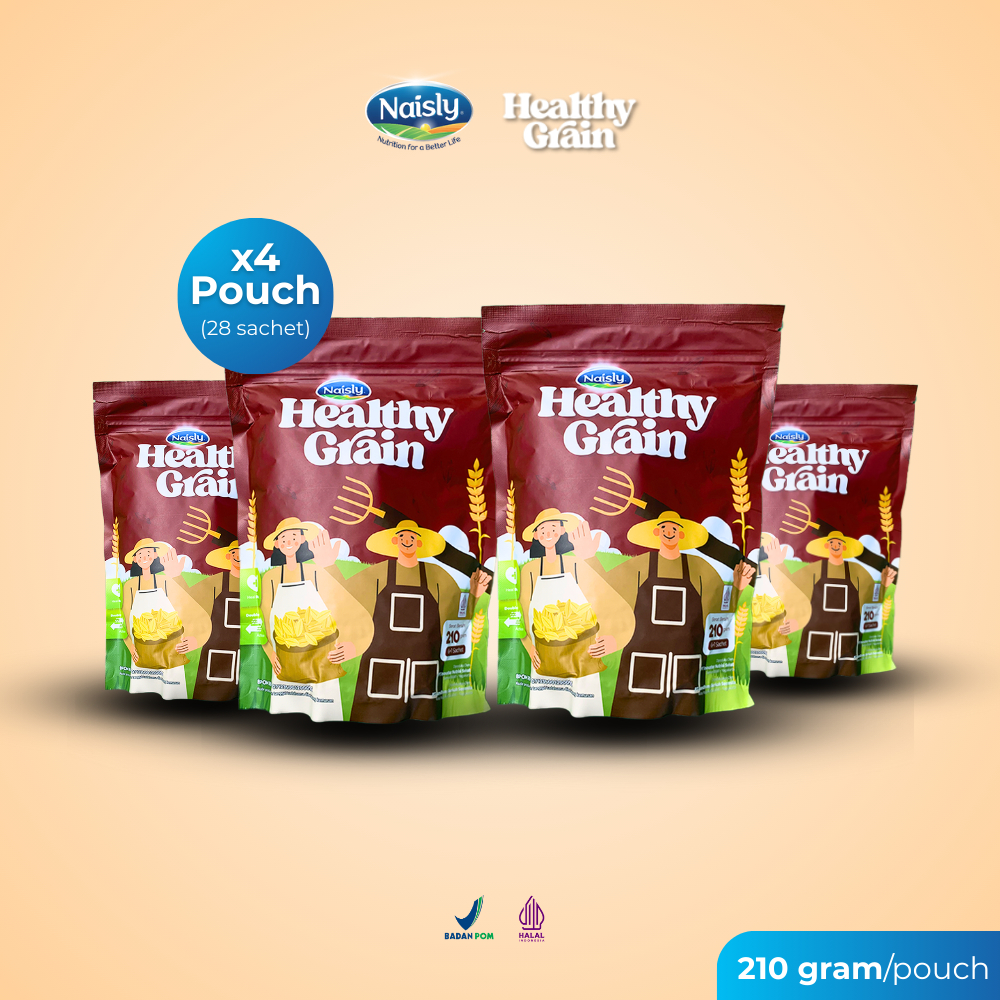 

Tekanan Darah TekendalI Healthy Grain Oat Rendah Gula 4 Pouch