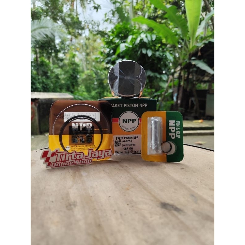 PISTON SET NPP ORI CBR 150 , PEN 15 , OS STD-2.50 ( 63.5,64,64.5,65,65.5,66 )