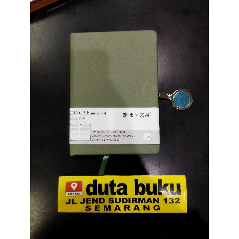 

Buku Agenda Notebook Catatan Kecil A6 Kulit Kancing Magnet