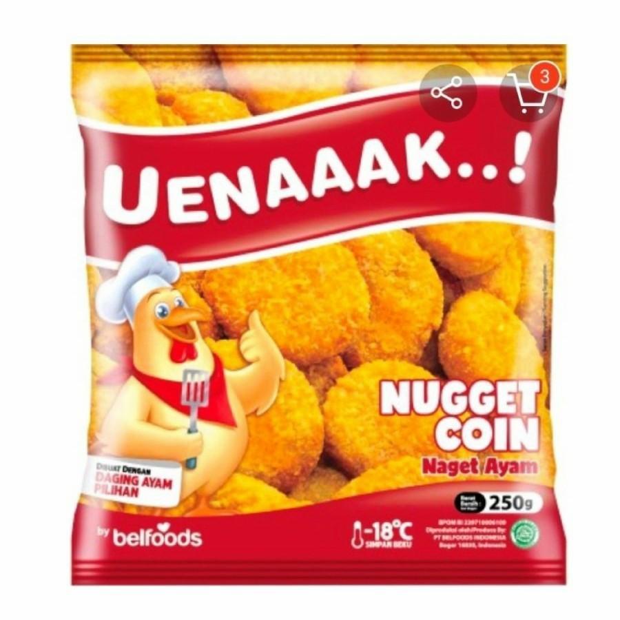 

BELFOODS UENAAK NAGET COIN 250GR