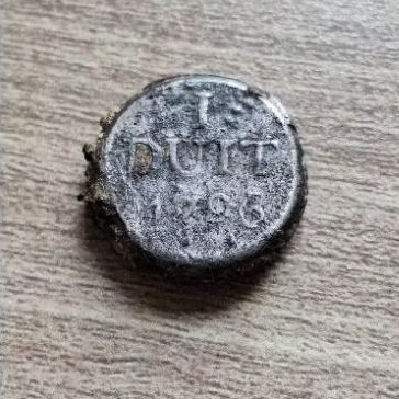 Koin 1 Duit VOC tahun 1796