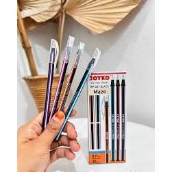 

PER LUSIN Joyko Maze BP-327 Pulpen / Ballpen / Pen / Pena Tinta Hitam Murah