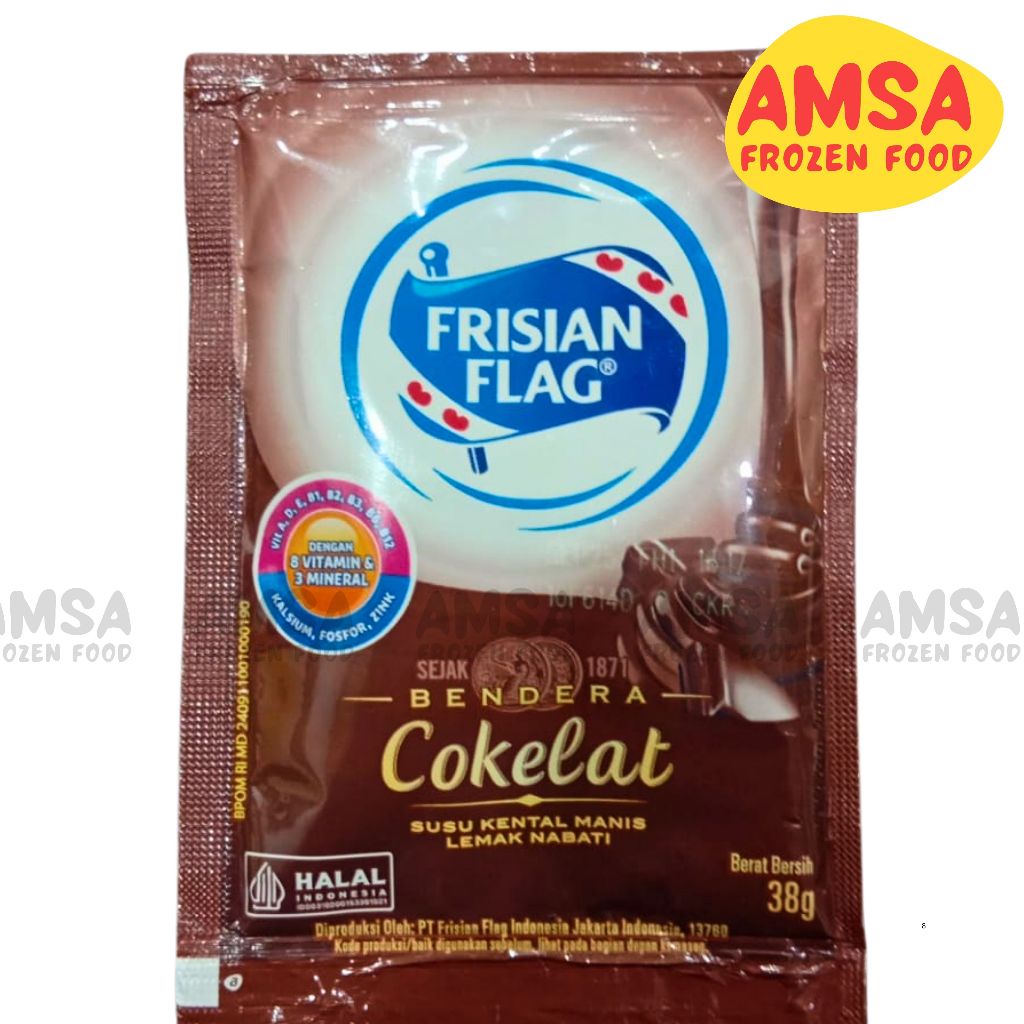 

Frisian Flag SKM sachet COKELAT / Frisian Flag SKM sachet 38 GR