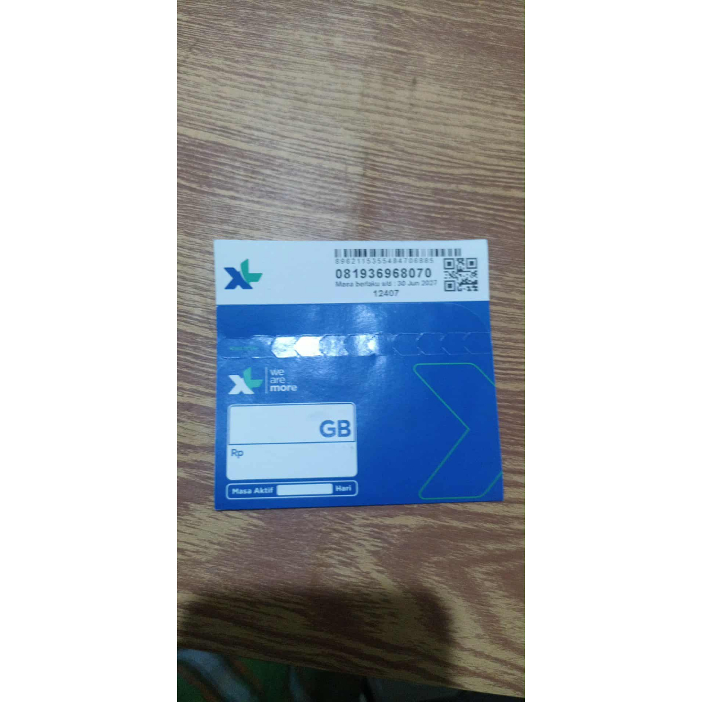 kartu perdana xl