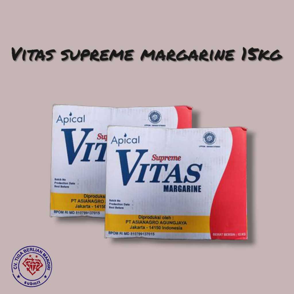 

VITAS SUPREME MARGARINE 15KG/1KARTON