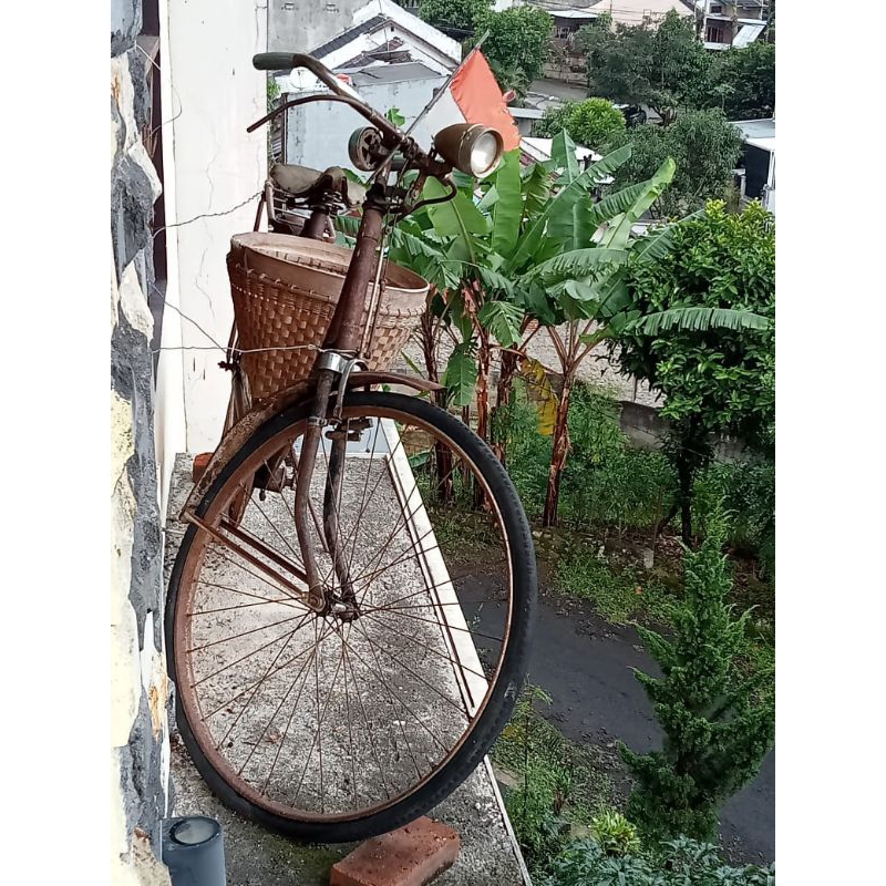 sepeda/onthel/sepeda onthel/jadul/dekorasi