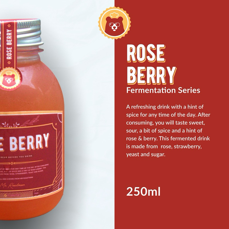 

Fermentasi Series Non-Alcoholic Drinks | Rose Berry