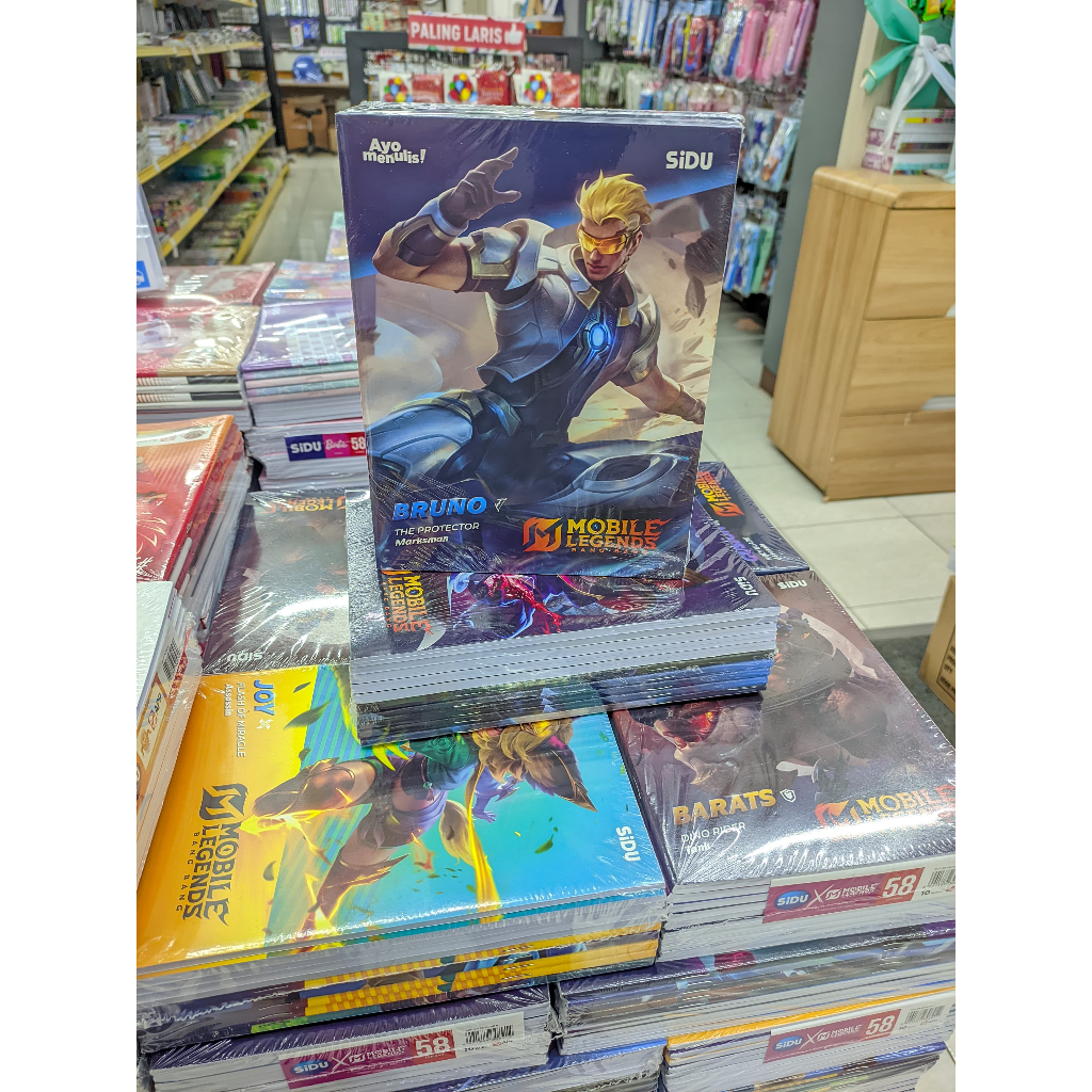

(1 PACK) Buku Tulis Sidu 58 Isi 10 Buku Ukuran Kwarto Murah