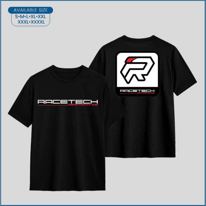 Tshirt Kaos Racetech Performance Lengan Pendek 24s