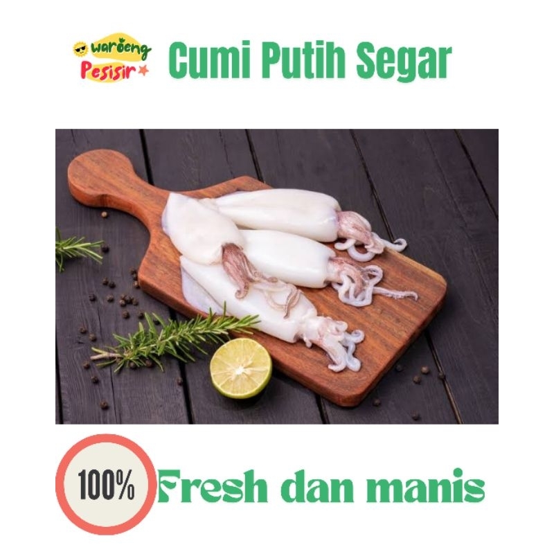 

CUMI PUTIH / CUMI SERO FRESH – UKURAN 30–40 EKOR/KG – DIJUAL PER KILOGRAM