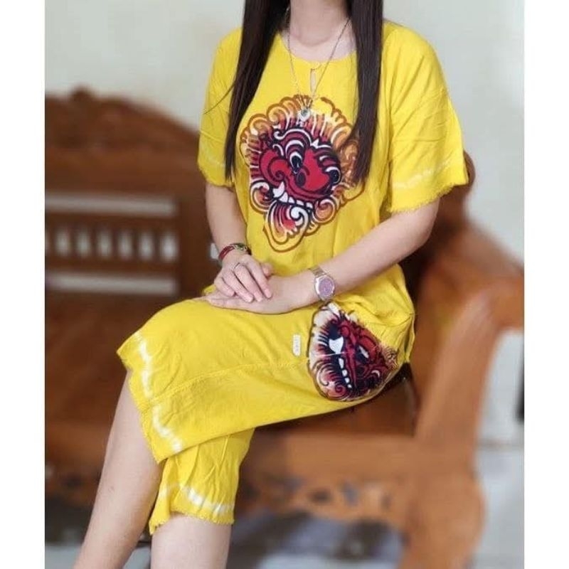 setelan baju barong bali wanita celana pendek setelan baju barong bali perempuan
