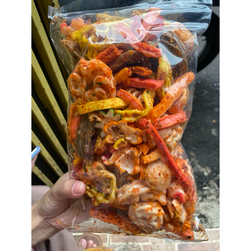 

kerupuk seblak kering