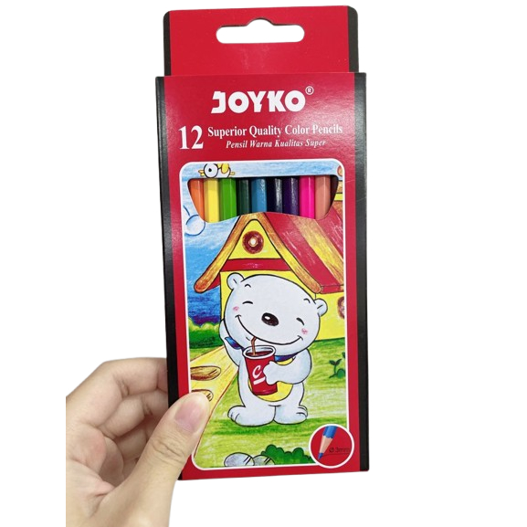 

PENSIL WARNA JOYKO COLOR PENCILS 12 WARNA PENSIL GAMBAR PANJANG