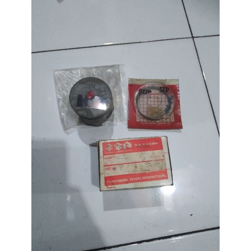 ring piston seher suzuki rc100 bravo os ov std standar 0 ori asli sgp japan
