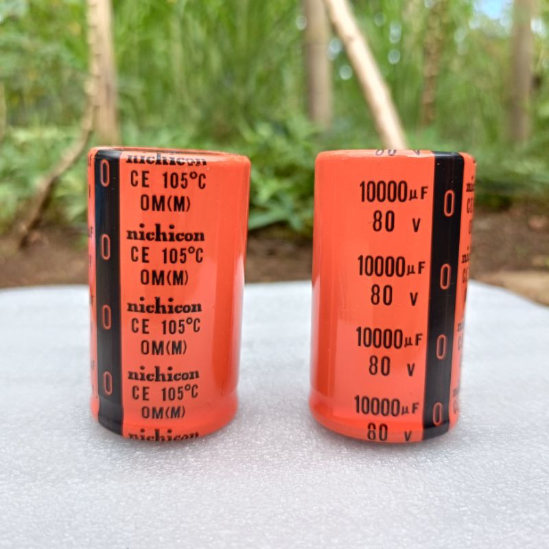 Elco 10000uf 80v nichicon orange Capasitor elko 80v 10000uf nichicon oren