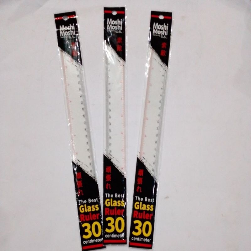 

Penggaris mika 30cm Moshi