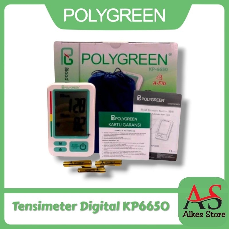 Tensimeter Digital Polygreen KP-6650 Tensi Lengan Atas dengan NFC dan Aplikasi OUcare
