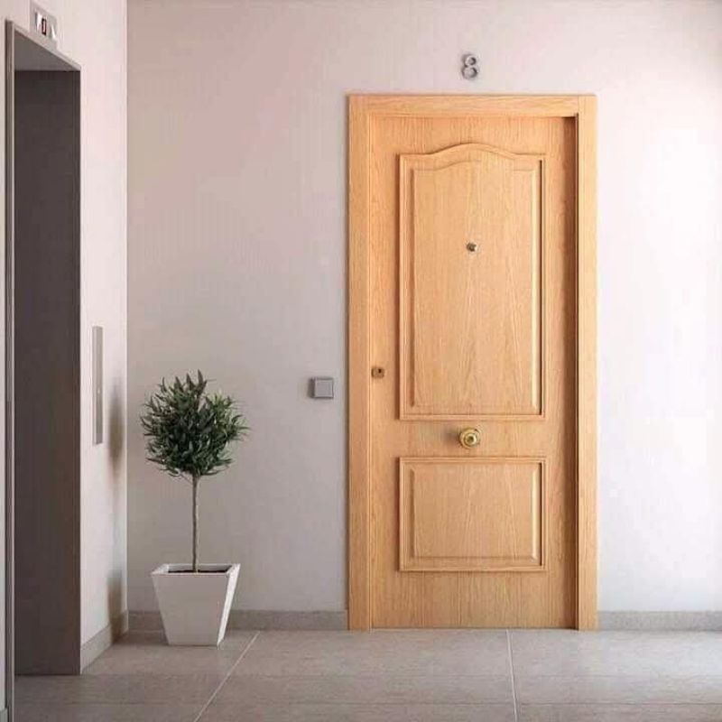 daun pintu kelasik kayi jati putih