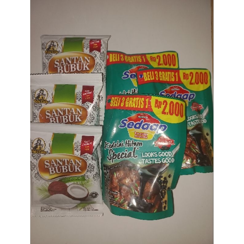 

PAKET 6 PCS KECAP DAN SANTAN BUBUK