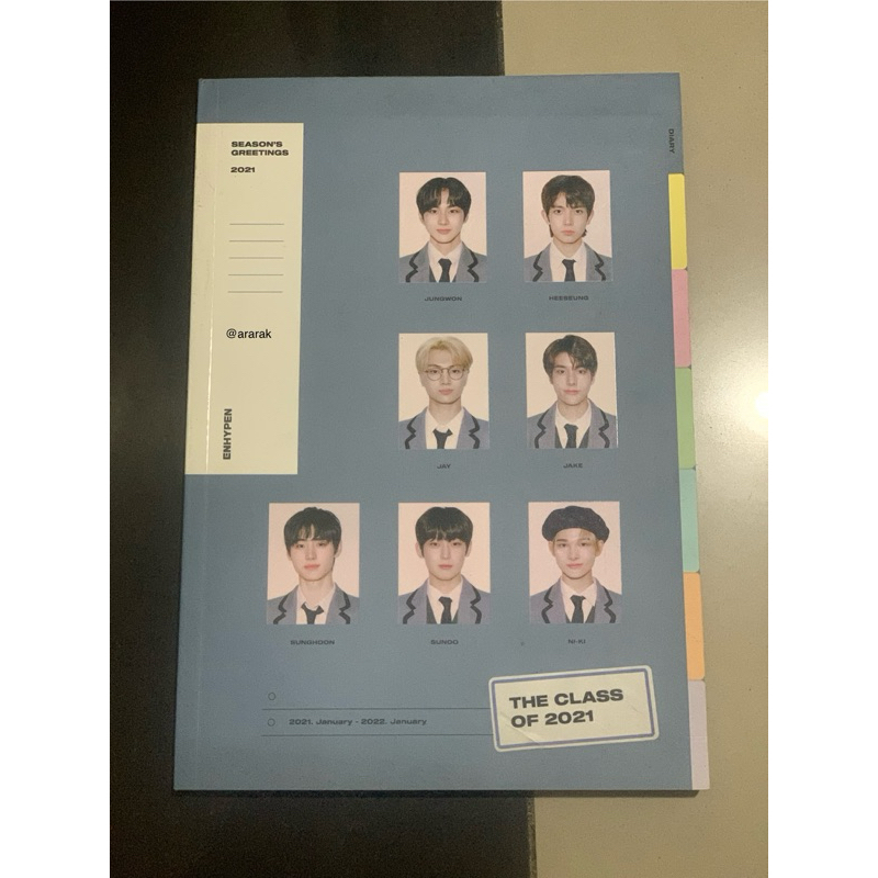 [rare] diary season greeting ENHYPEN 2021
