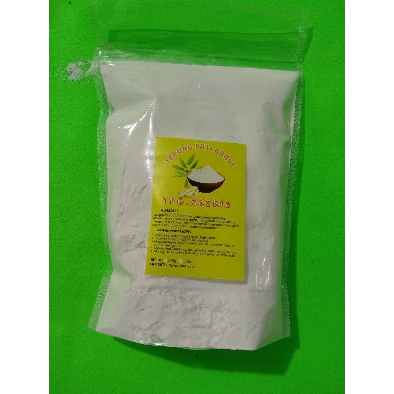 

TEPUNG PATI GARUT 500 GRAM ASLI OBAT SAKIT MAAG, NYERI LAMBUNG, DIARE, MENGATASI ....