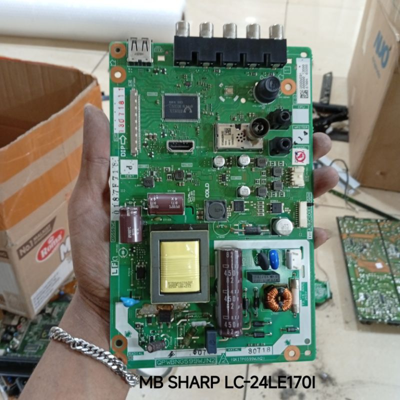 MB TV SHARP LC-24LE170I MAINBOARD MESIN TV SHARP LC-24LE170I