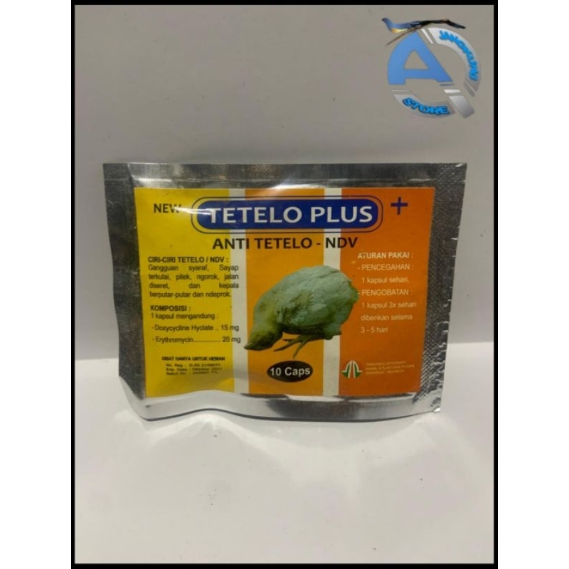 Tetelo Plus 10 Kapsul Obat ayam Mencegah dan Mengobati Penyakit Tetelo 1 pics