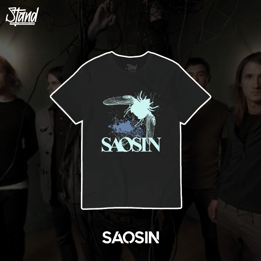 Kaos Band SAOSIN Throwback Tshirt Musik Rock Unisex