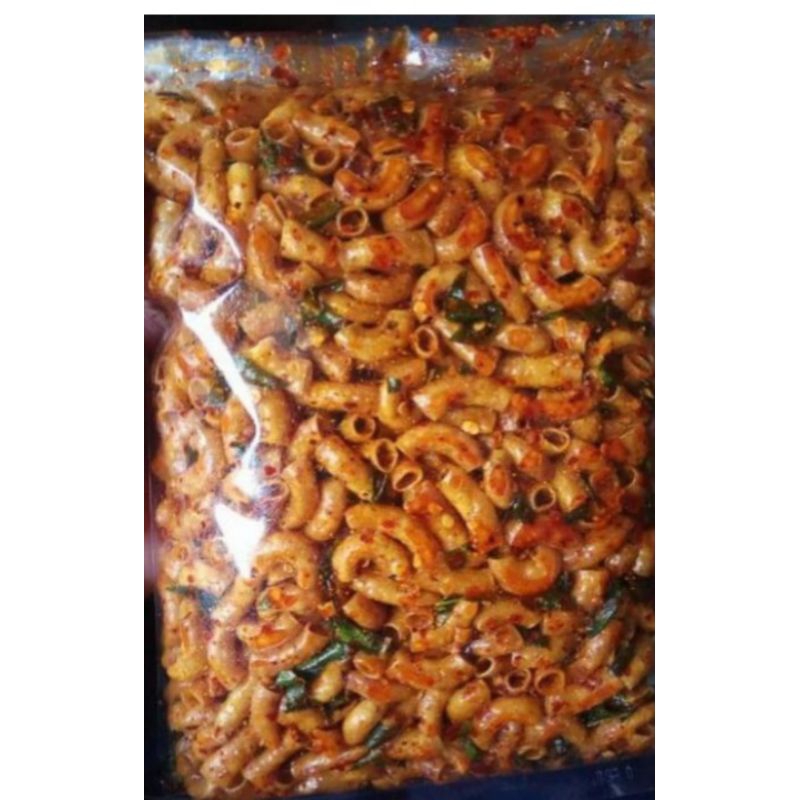 

makaroni pedas daun jeruk