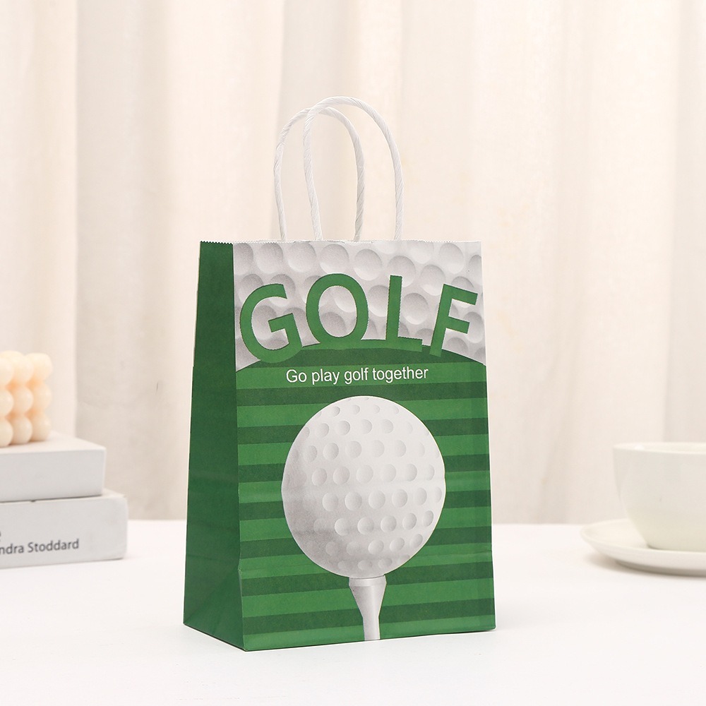 

Paperbag kraft paper tema Golf / goodiebag golf / Paper bag kado golf