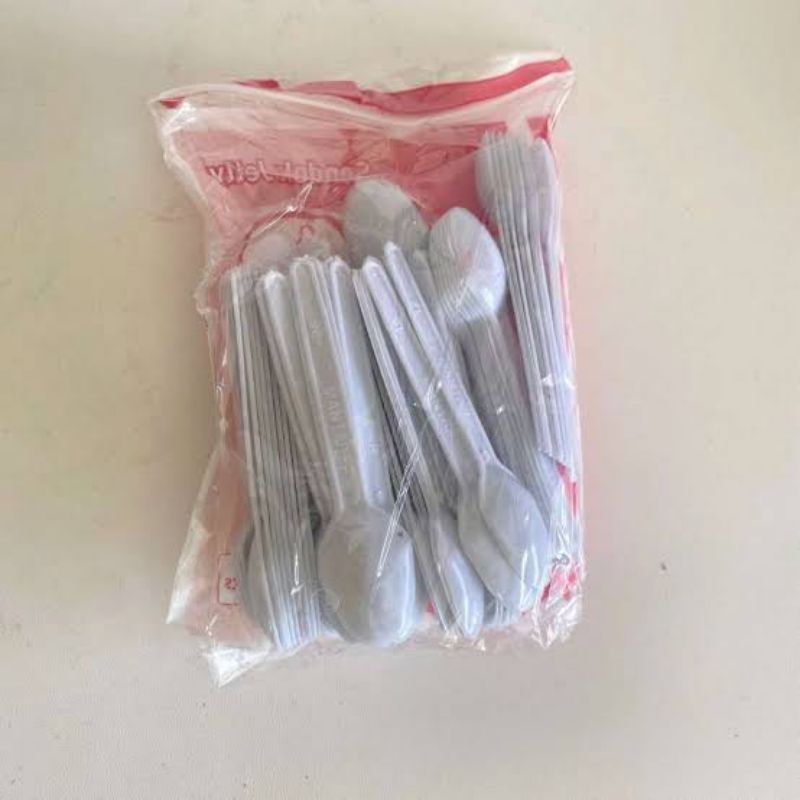 sendok pudding sendok agar sendok kecil sendok plastik sekali pakai