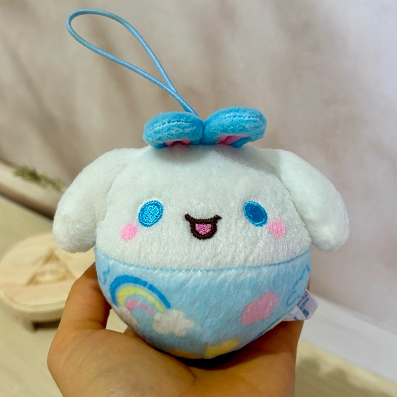 (Ori+Kolpri) Sanrio SEGA Easter Cinnamoroll Plush Keychain
