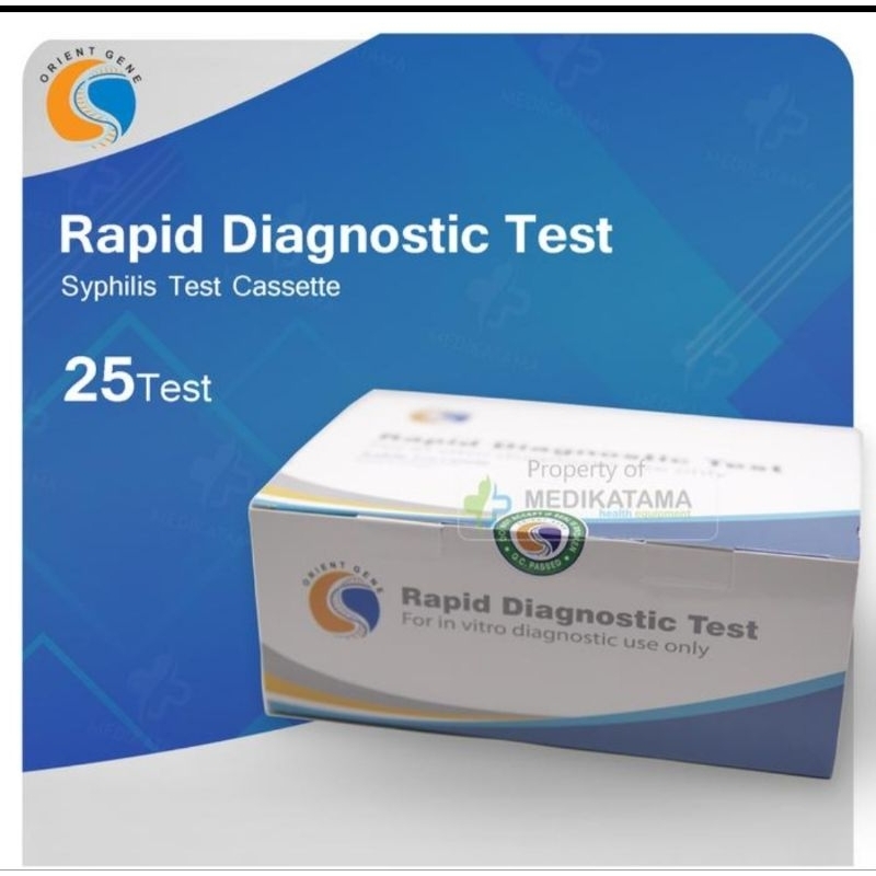 Alat Rapit Test Syphilis Card Orient Gene 25 test perbox