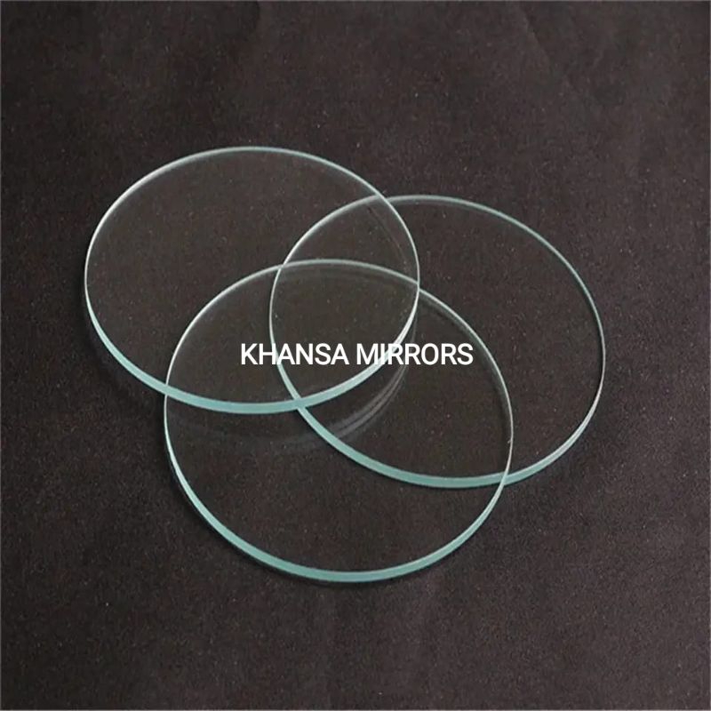 Kaca Polos Bening Diameter 5cm Tebal Kaca 2Mm