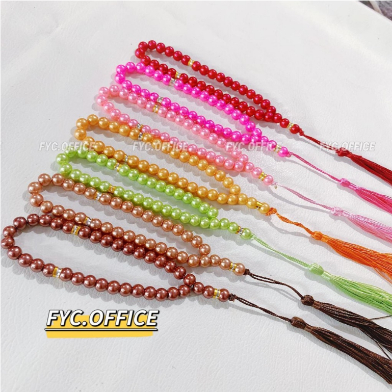 Tasbih Mutiara Seserahan Aesthetic 33 butir | tasbih 33 butir